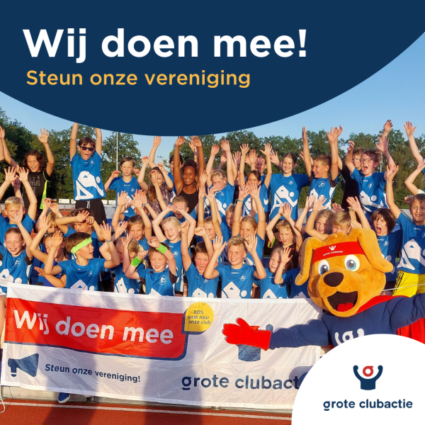 De Grote Clubactie gaat van start!